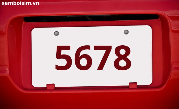 biển số xe 5678 có ý nghĩa gì